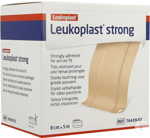 Leukoplast Strong Pansement Adhésif Pour Une Tenue Prolongée 8cm x 5m Pièce 1