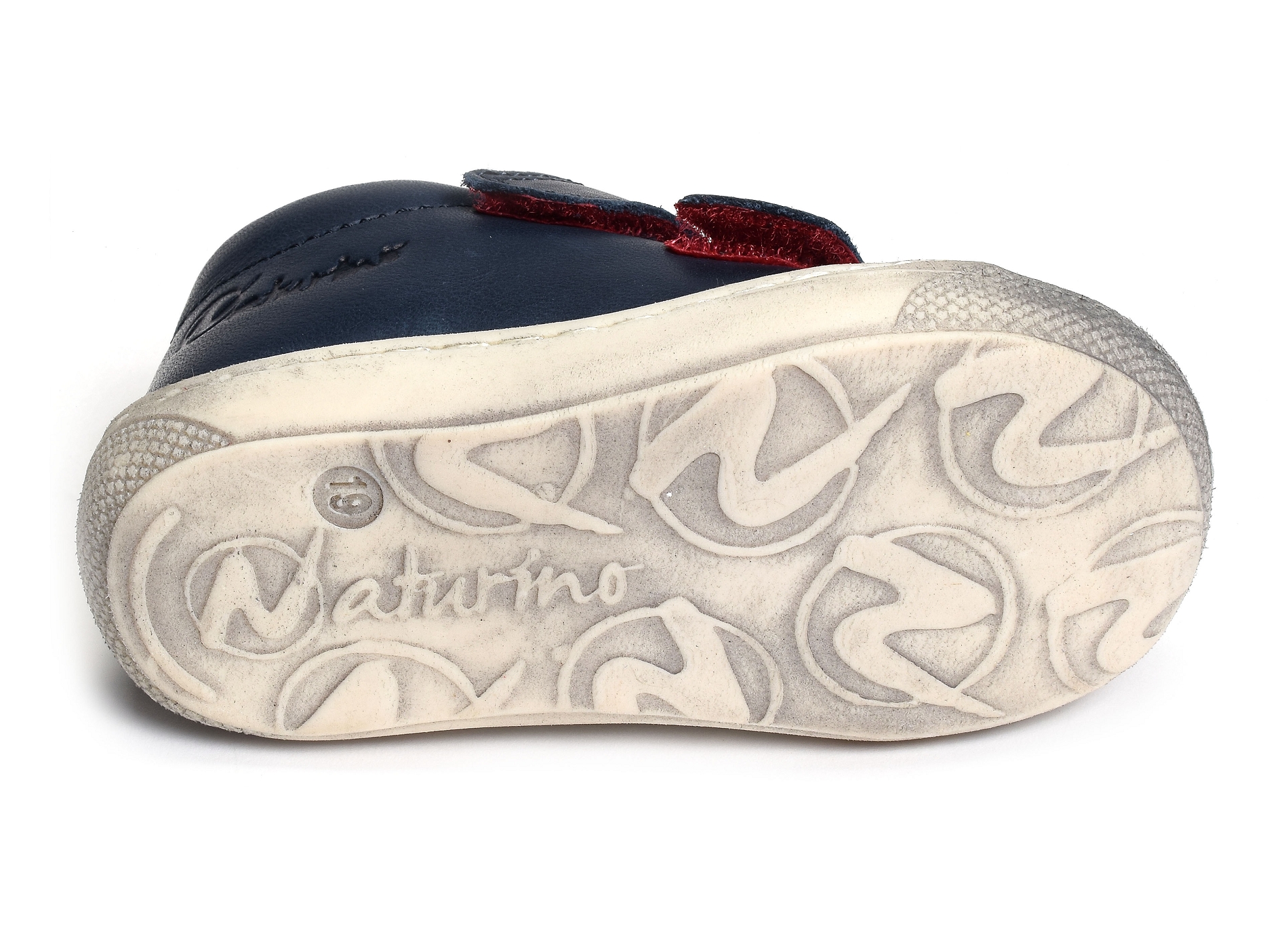 Cocoon velcro boy classic marine rouge