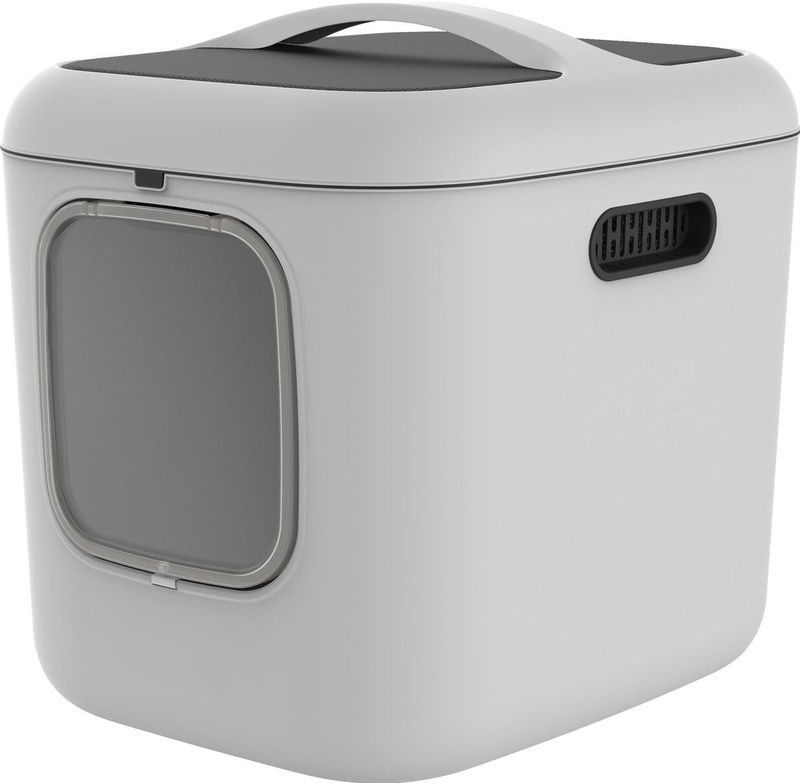 Rotho - Biala Kattentoilet - Mistelgroen - Wit - Ruim Design