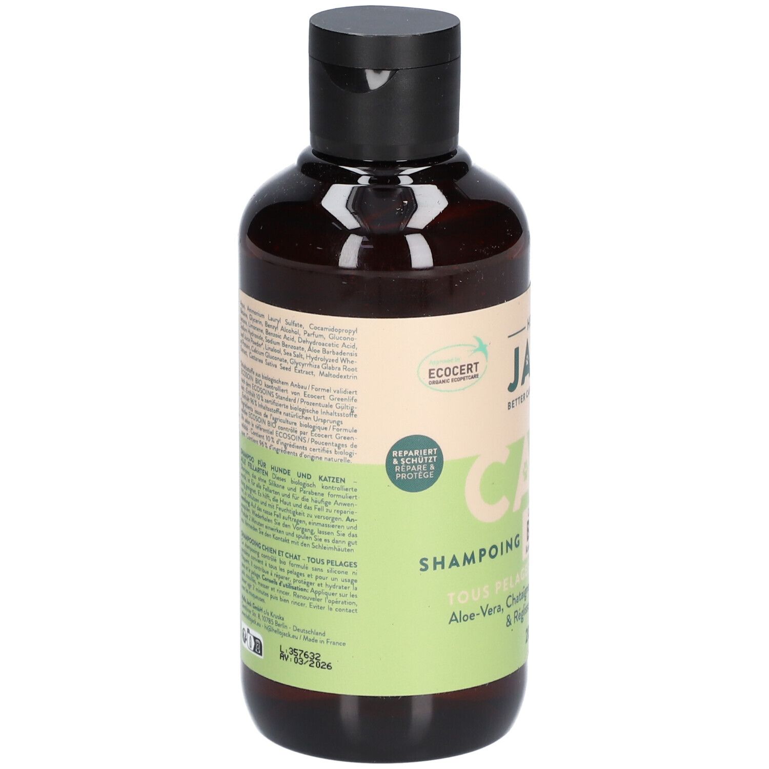 Hello Jack Bio-Shampoo alle Felltypen