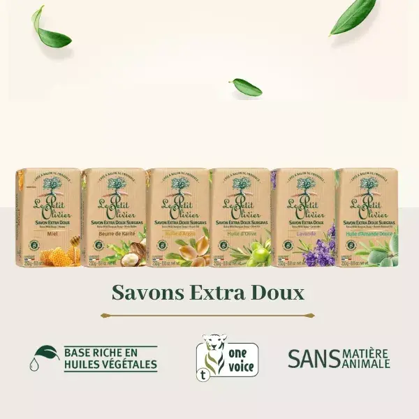 Le Petit Olivier - Savon Extra Doux Surgras - Huile d'Argan 250g