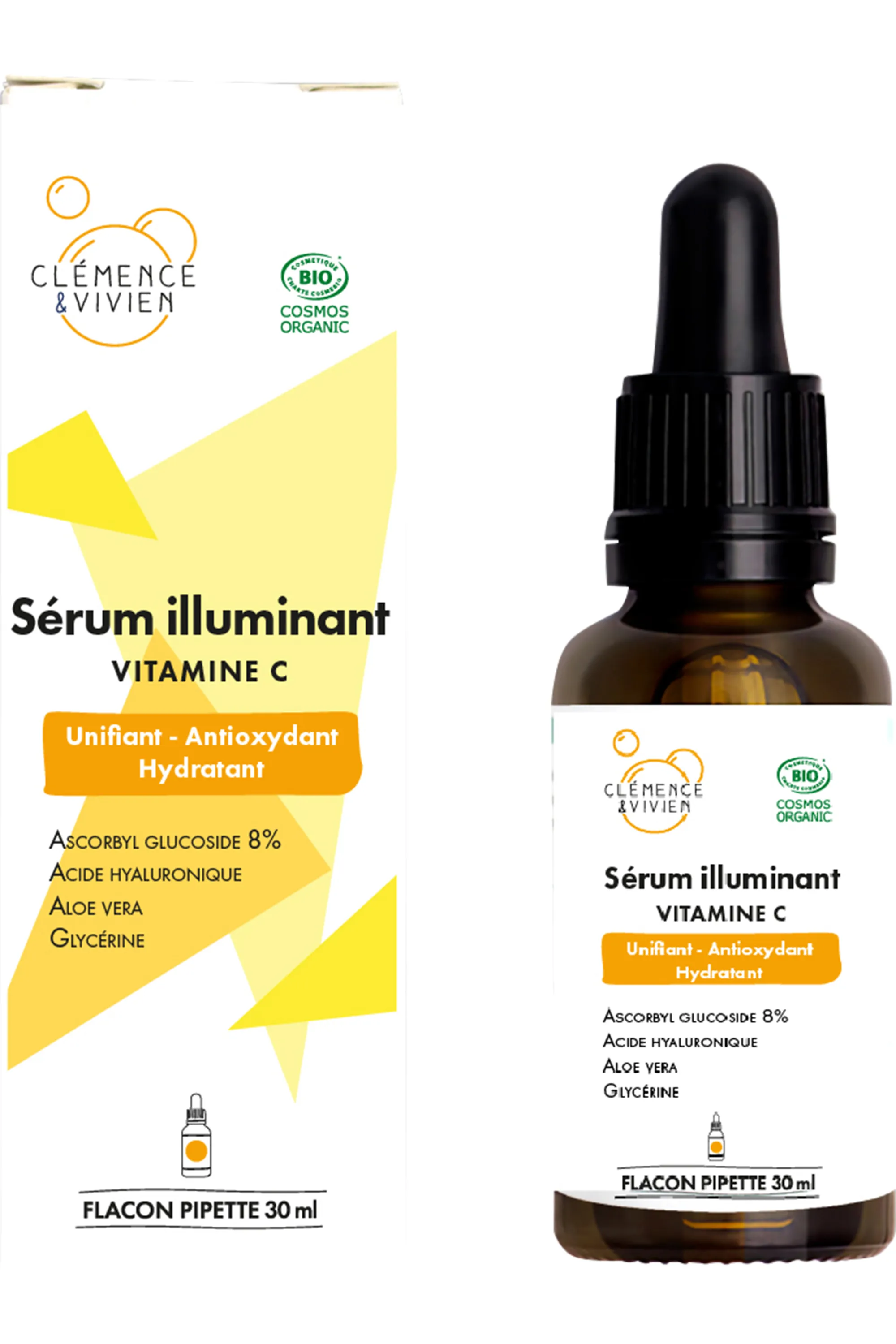 Clémence et Vivien Sérum illuminant vitamine C-30 ml