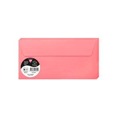 Pollen - 20 Enveloppes - 110 x 220 mm - 120 g/m² - rose litchi