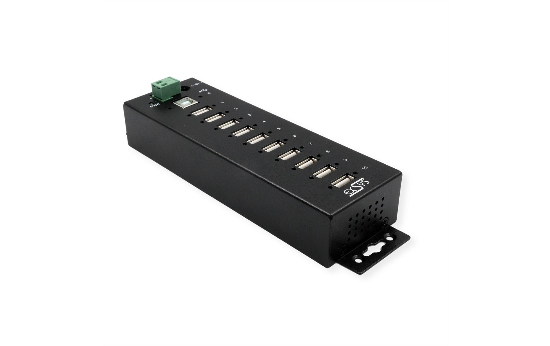 USB-Hub EX-1170HMVSUSB-Hub mit verschraubbaren Ports