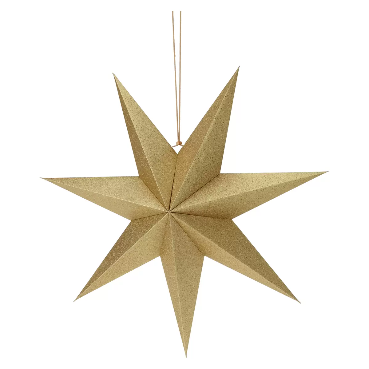 Papierstern Paper-Star Gold