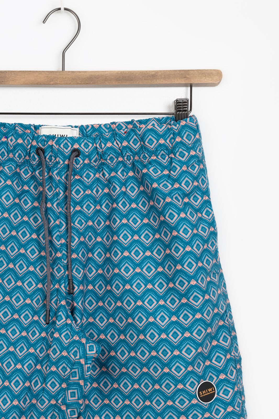Shiwi blauwe zwembroek met aztec print