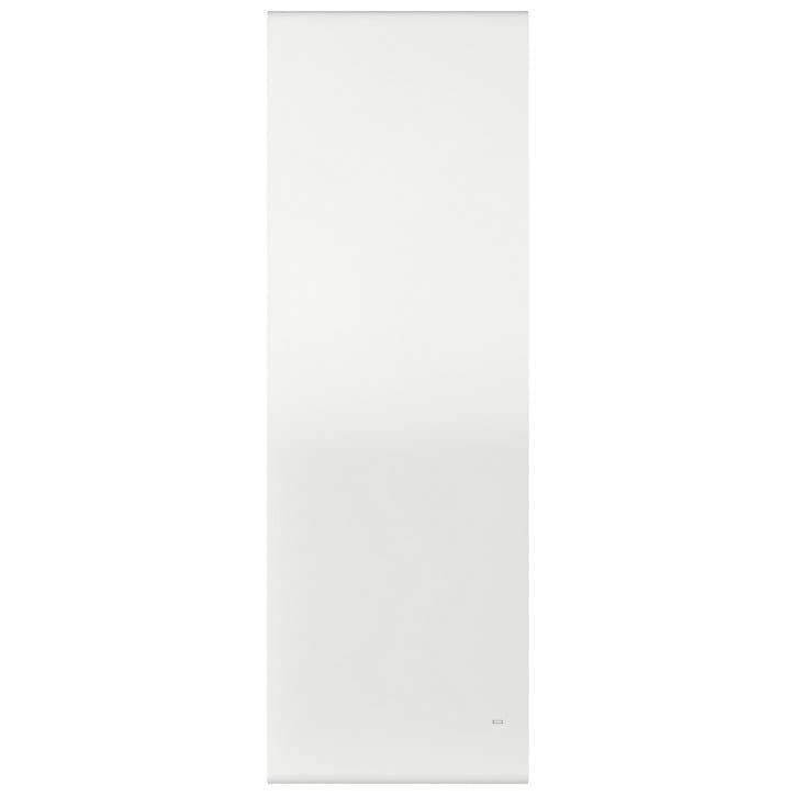 Radiateur connecté électrique à inertie fluide GoodHome Iriya blanc 1800W vertical.