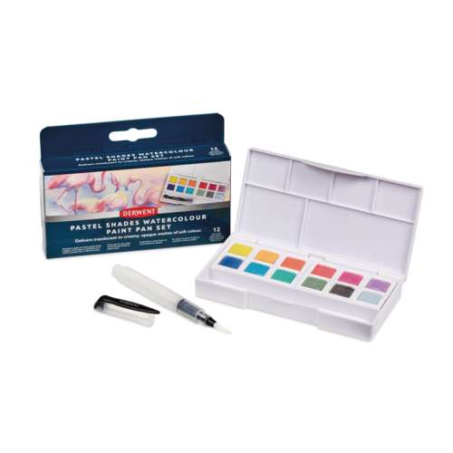 DERWENT PASTEL SHADES WATERCOLOUR Paint Pan Set