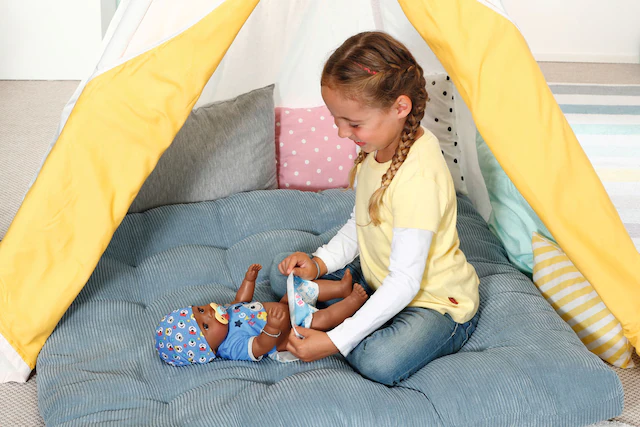 Baby Born Babypuppe »Magic Boy, Dolls of Colour, 43 cm« mit lebensechten Funktionen