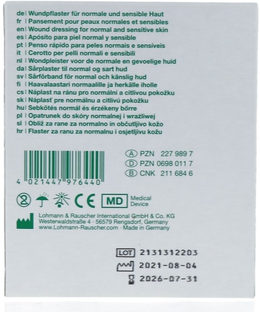 Lohmann & Rauscher Curaplast Wondpleister 1m x 8cm 10ST