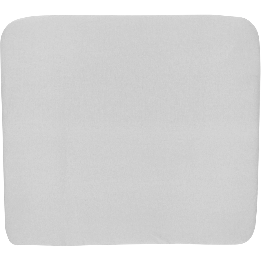 Meyco Wickelauflagenbezug Basic Jersey hellgrau 75x85 cm
