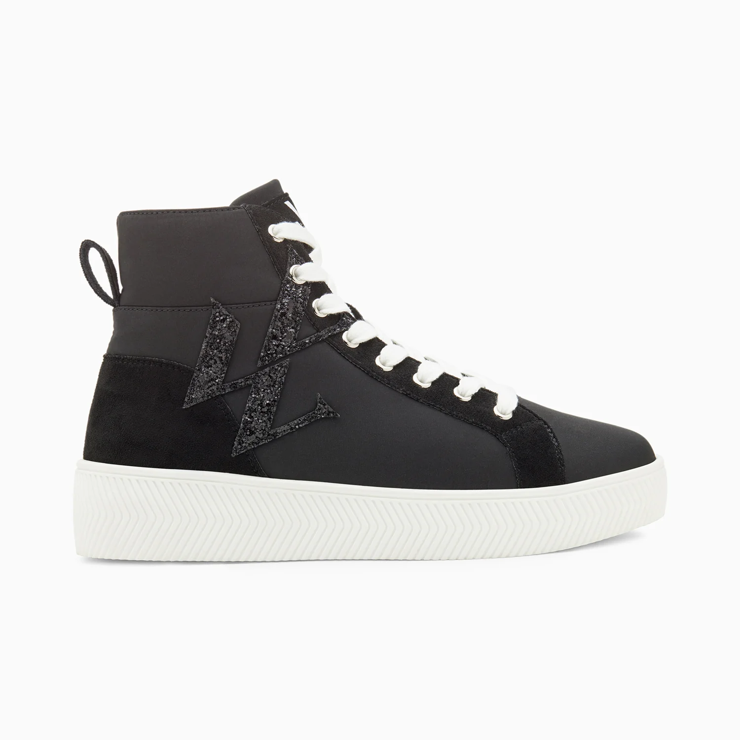 Sneakers-Baskets monogramme Sabrina montantes noires