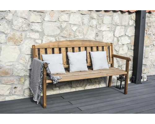 Tuinbank met ronde rugleuning, 175 x 63 x 97 cm