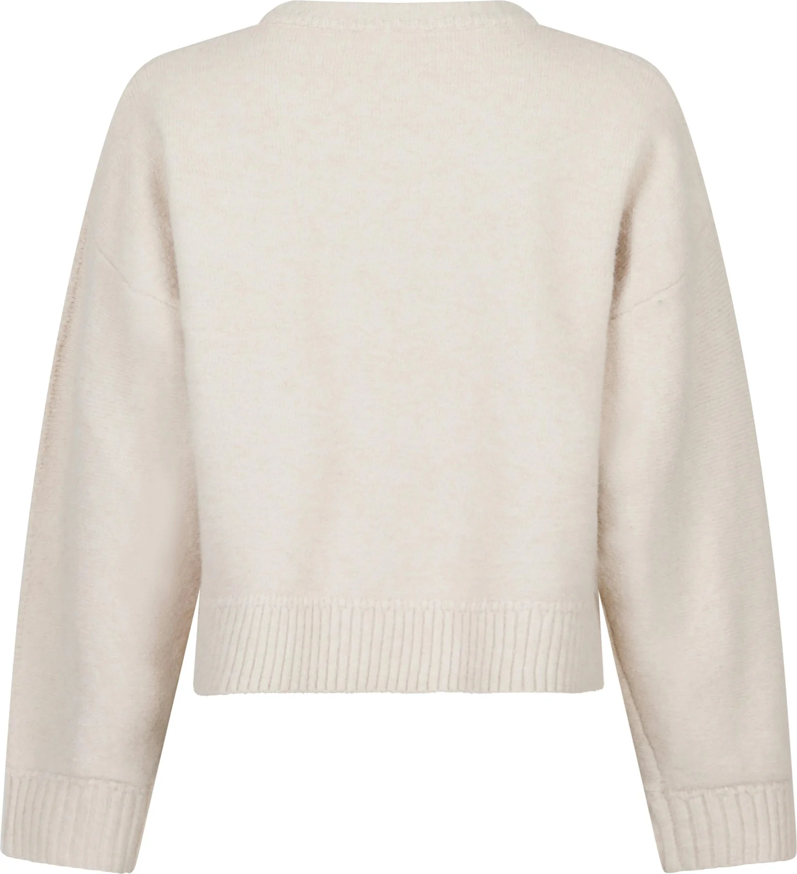 Neo Noir Detri Solid Knit Blouse ivory