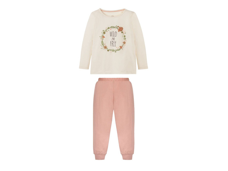 2 kleine kinderen meisjes pyjama's
