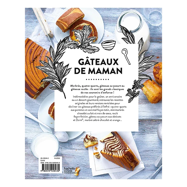 Livre Gâteaux de Maman Hachette pratique