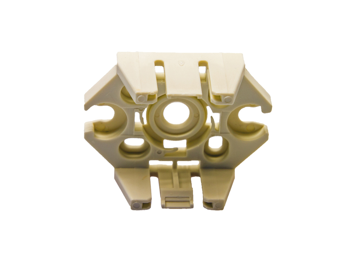 BBA WAGO Winsta Midi verdeelblok + montageplaat - white