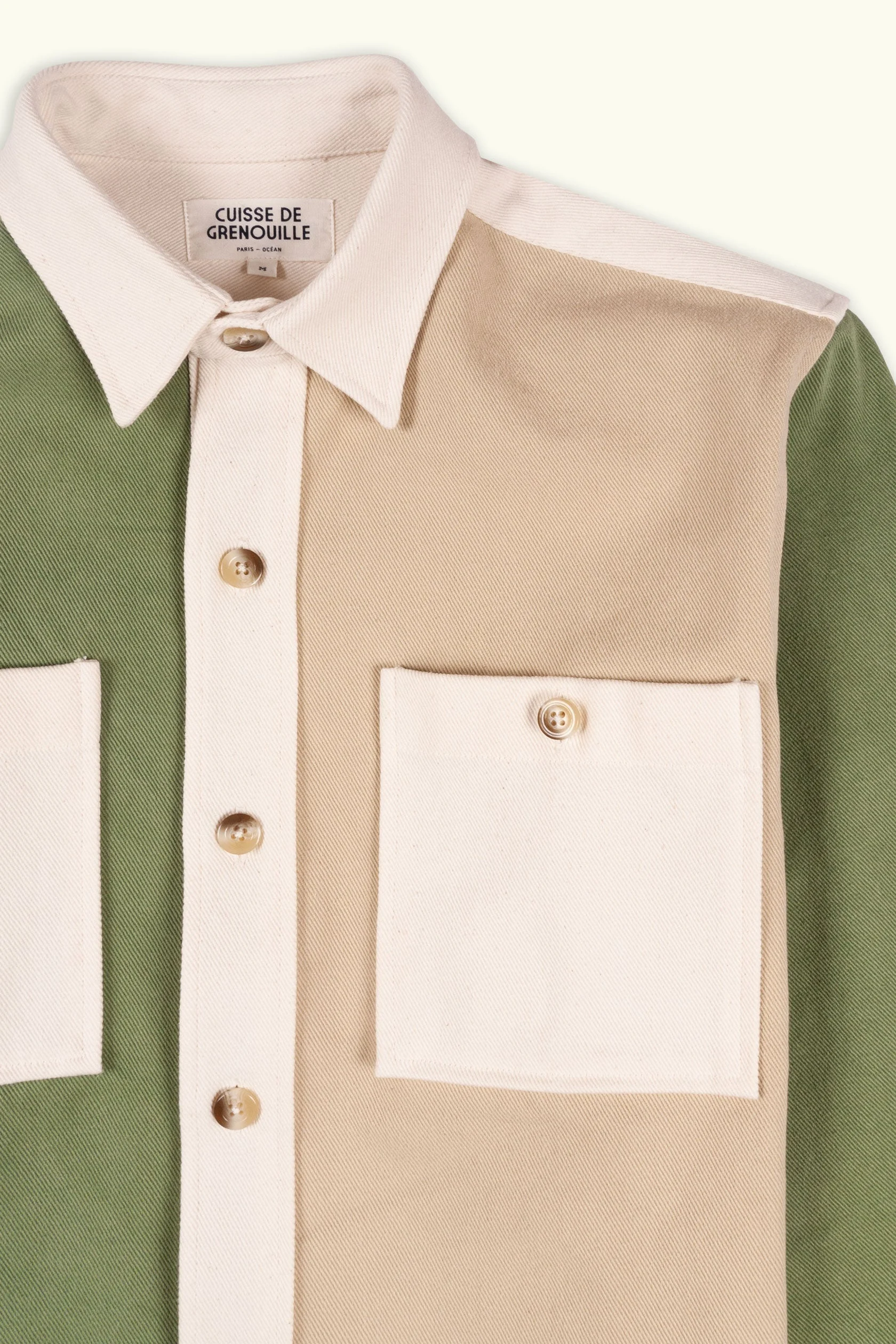 Surchemise en twill | Multicolore