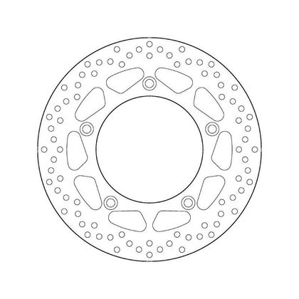 Disque de frein Rond Brembo fixe