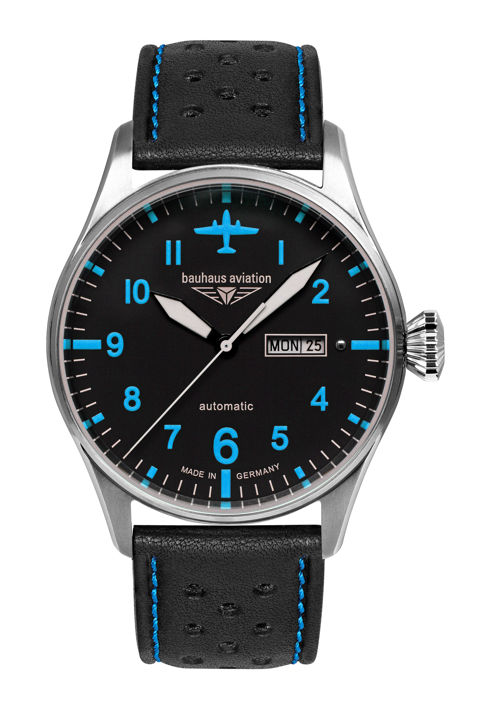 bauhaus Aviation Tornado Automatik Blau 2766-3
