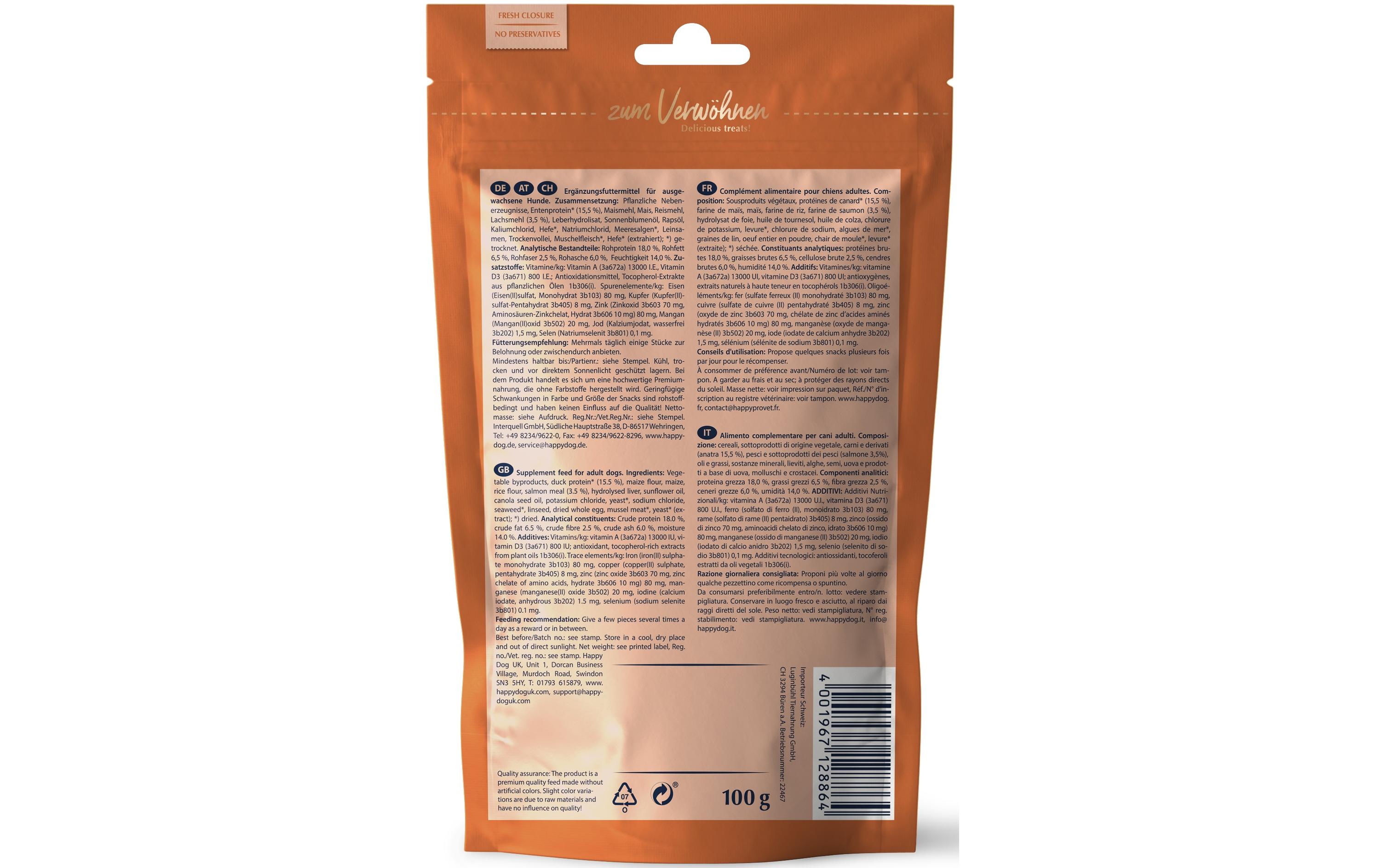 Leckerli Soft Snack Toscana, 100 gSofter Snack für Hunde