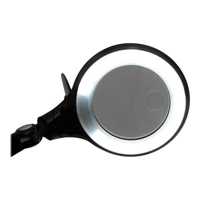 MAULiris - Lampe loupe à Led - 10 cm diamètre - agrandissement : 1.75x - 7 W - noir