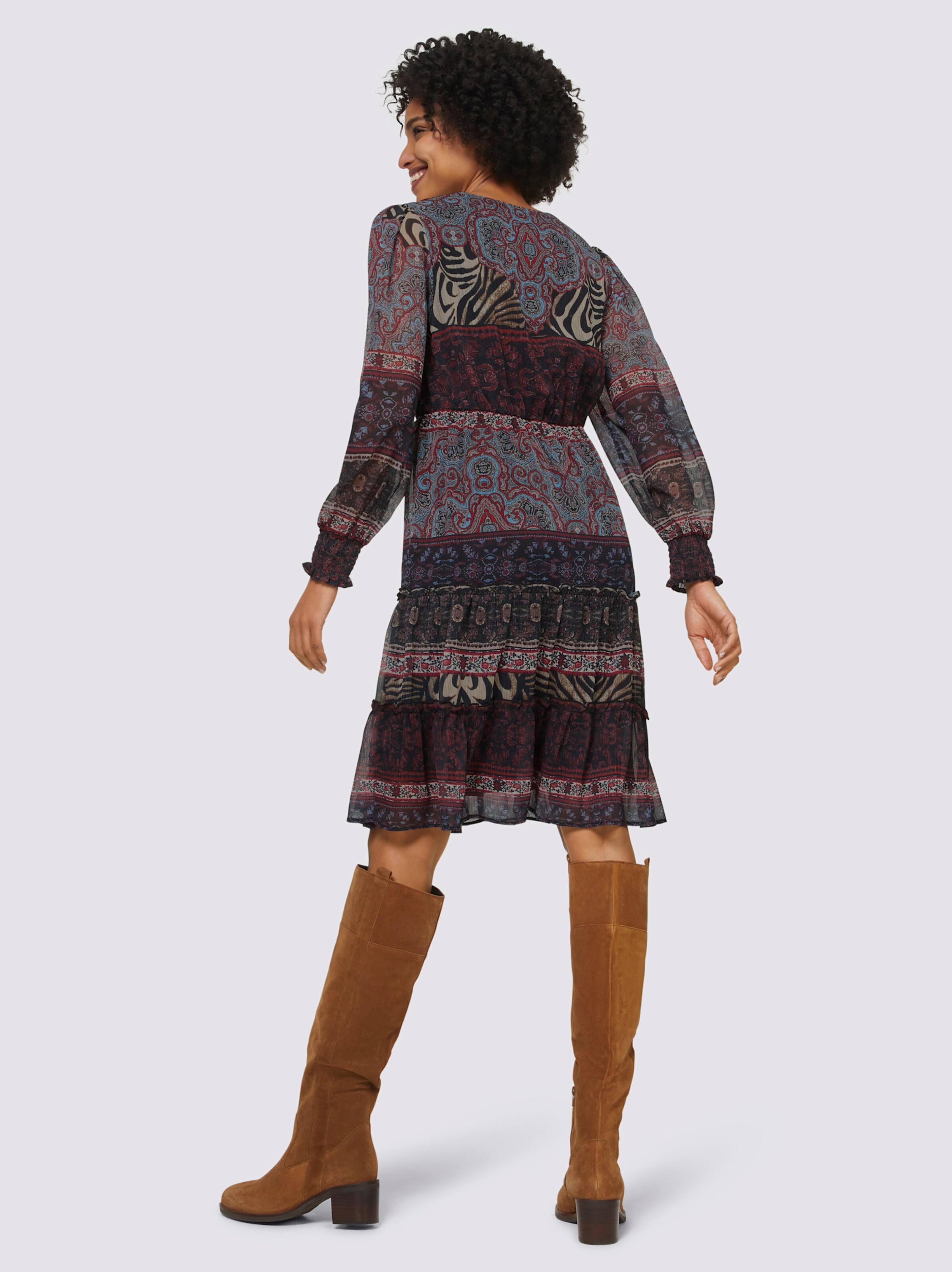 Druck-Kleid