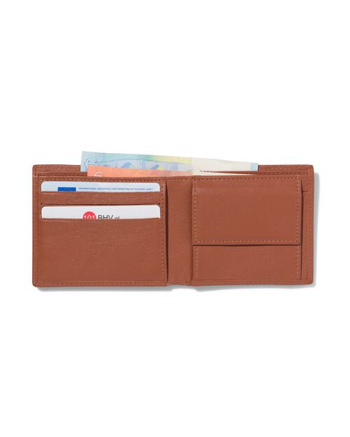 portefeuille en cuir noir avec blocage RFID