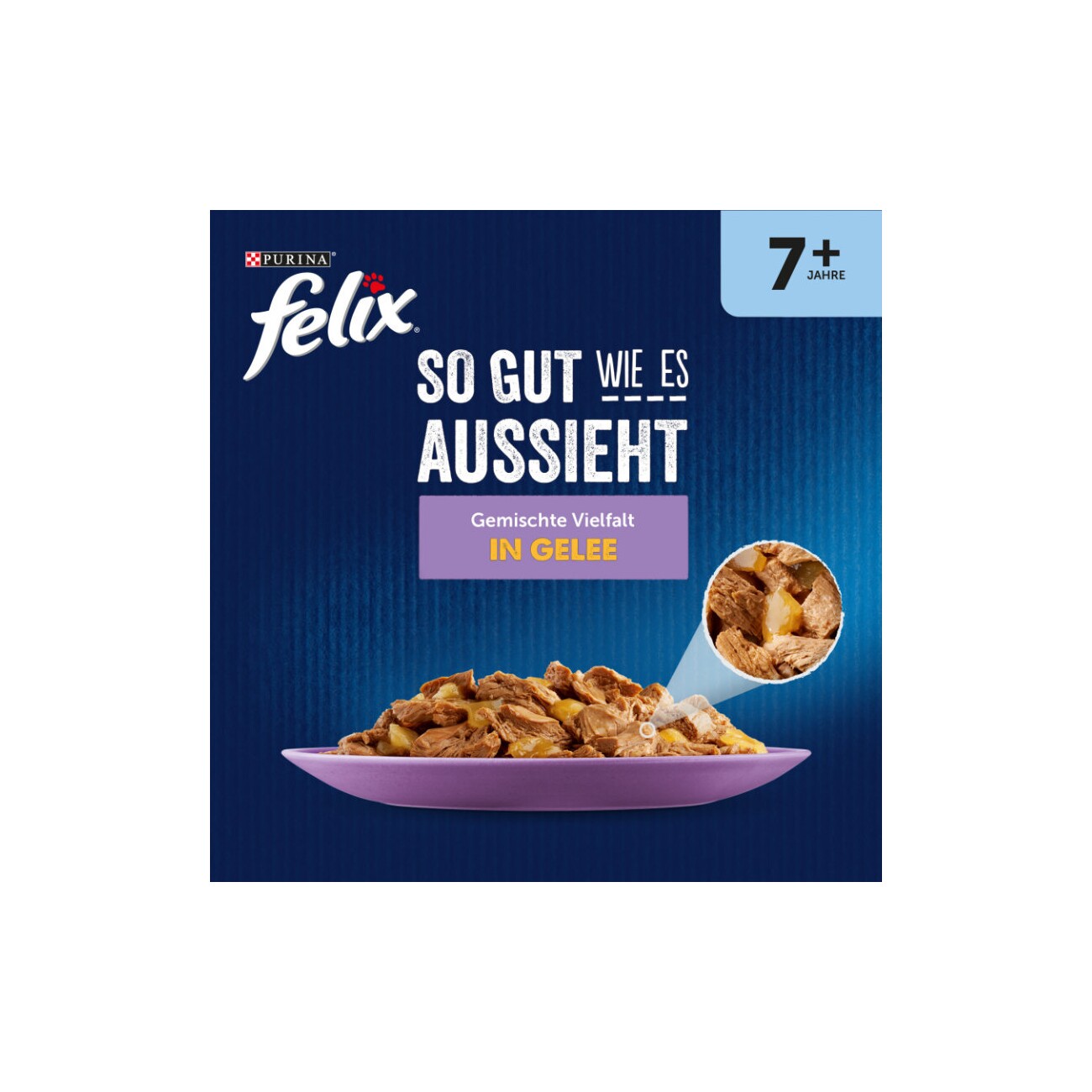 Felix So gut wie es aussieht in Gelee 120x85 g Gemischte Vielfalt Senior
