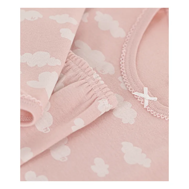 Petit Bateau Ensemble Pyjama Manoel Nuages | Rose