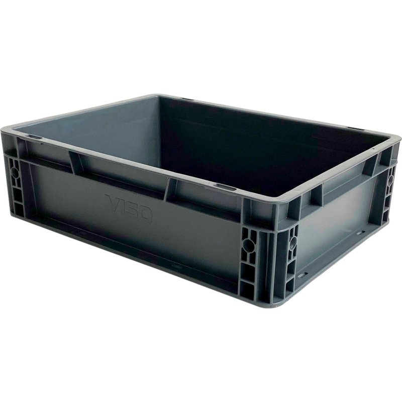 Bac de stockage gerbable norme Europe parois pleines - 10 litres