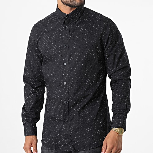 Chemise Manches Longues Marcel Noir