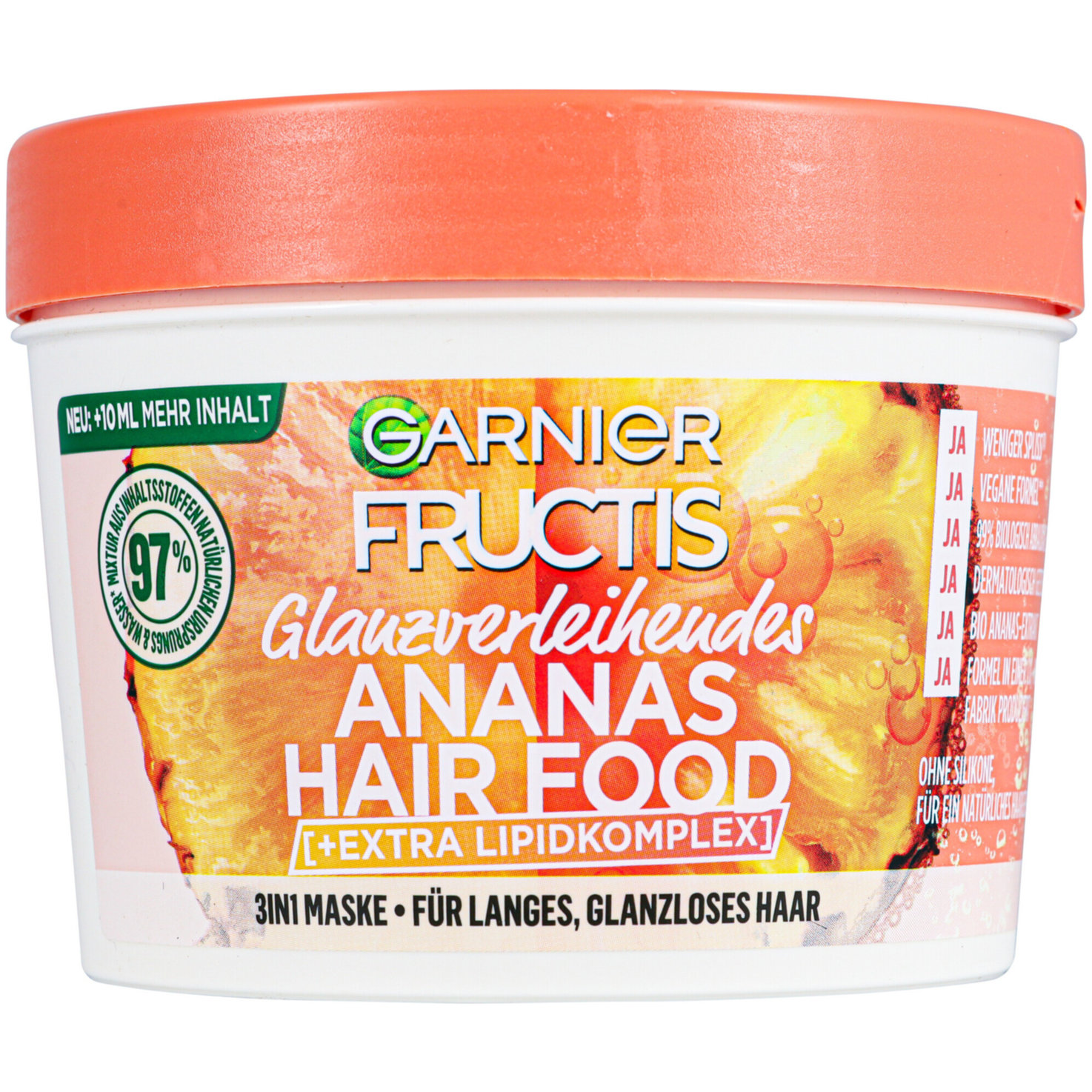 Garnier Fructis Glanzverlehende Ananas Hair Food - 3in1 Maske