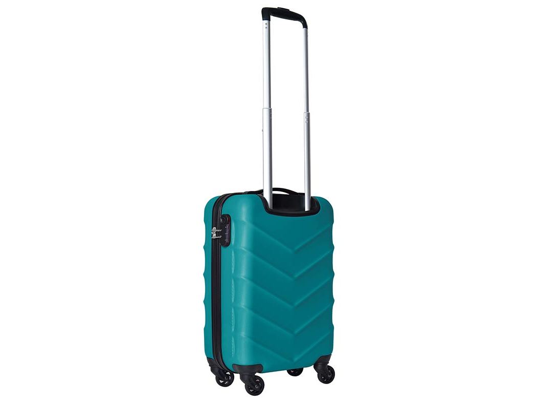 MALA DE CABINE RÍGIDA AIRPORT TURQUESA 4 RODAS 55CM