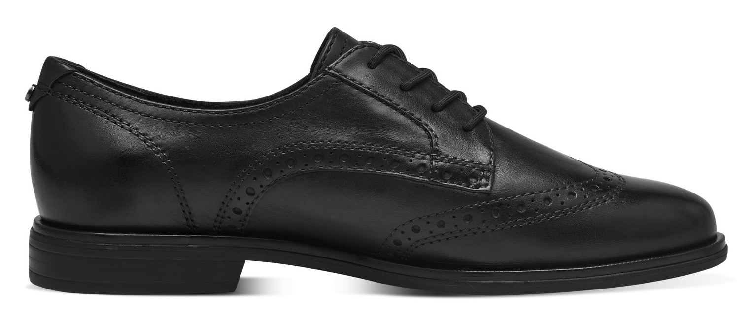 Tamaris Schnürschuh  , Blockabsatz, Businessschuh, Halbschuh mit Lyralochung