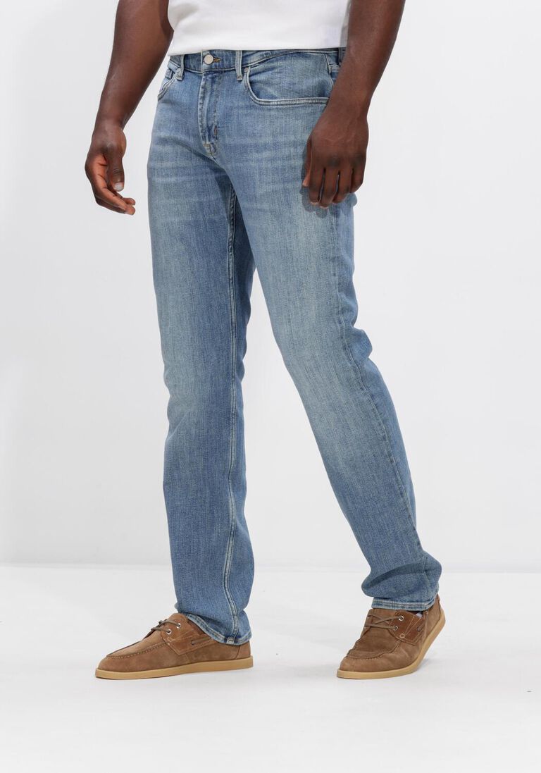 blauwe 7 for all mankind straight leg jeans straight