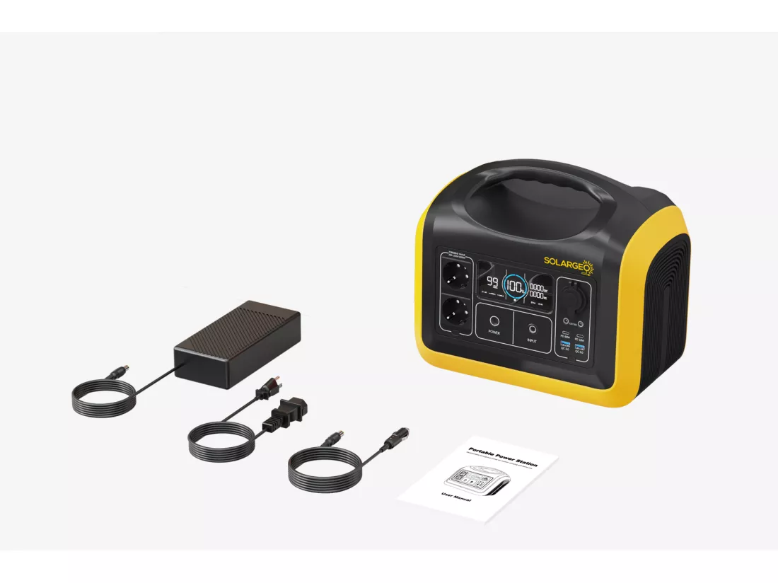 Batterie électrique portable - Capacité 992 Wh - 1200 W - ELECFULL