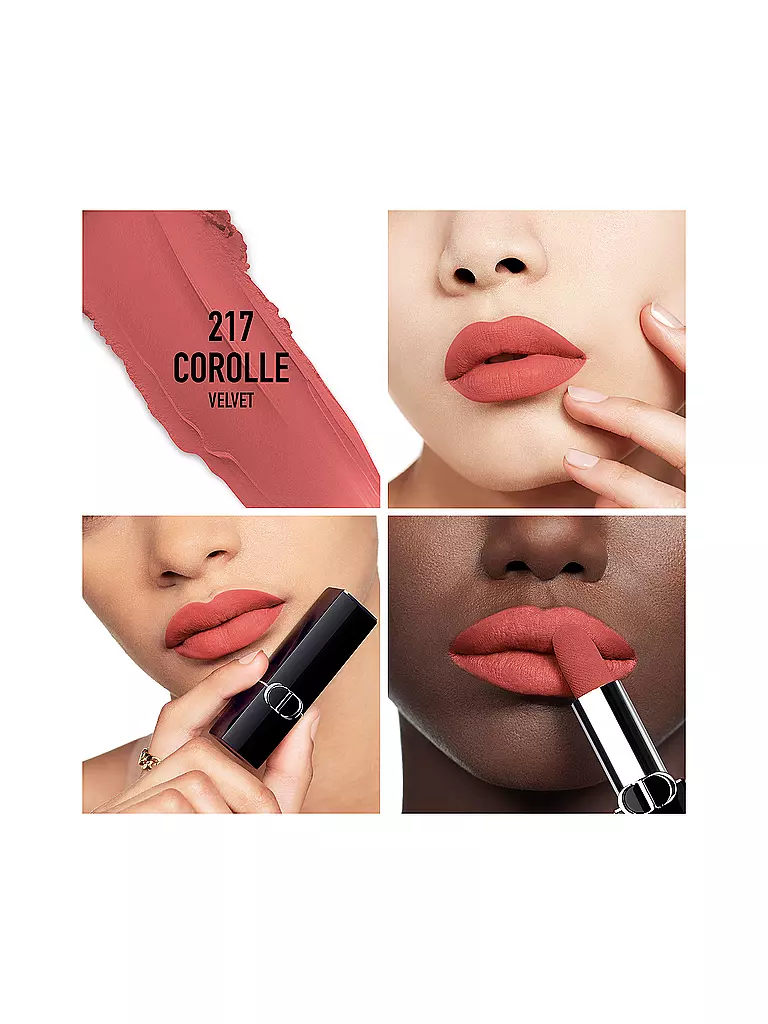 DIOR Lippenstift - Rouge Dior Velvet Lipstick (217 Carolle) orange