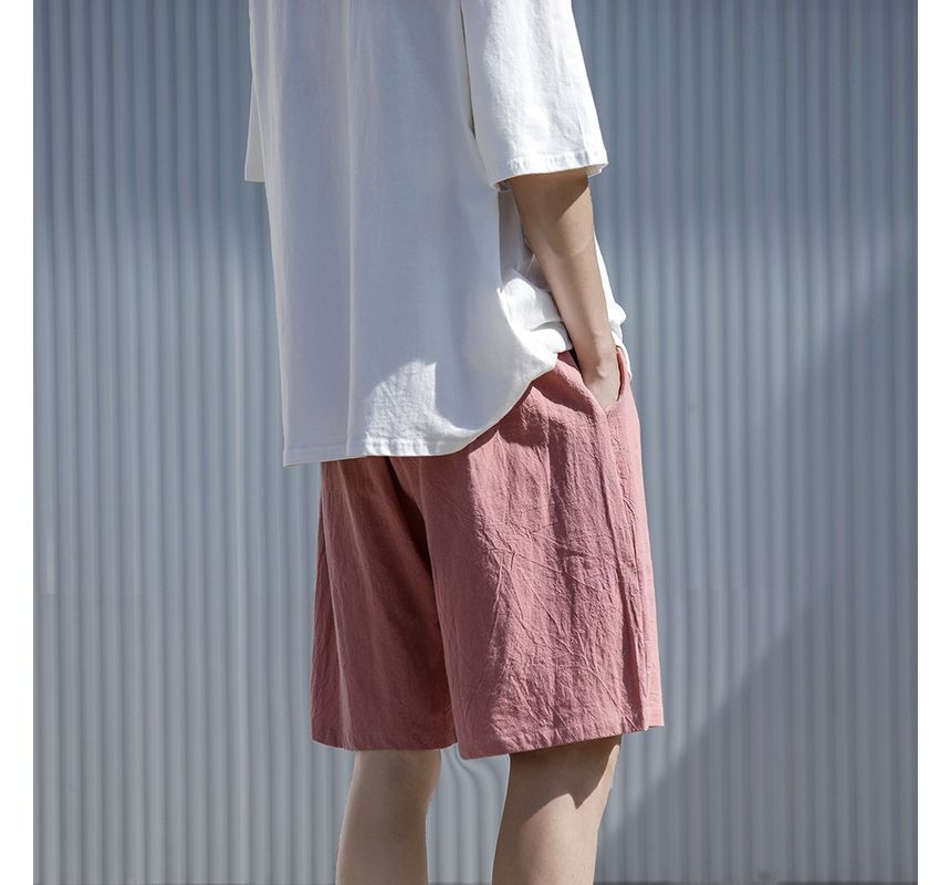Groove Tower - Effen shorts met trekkoordtaille