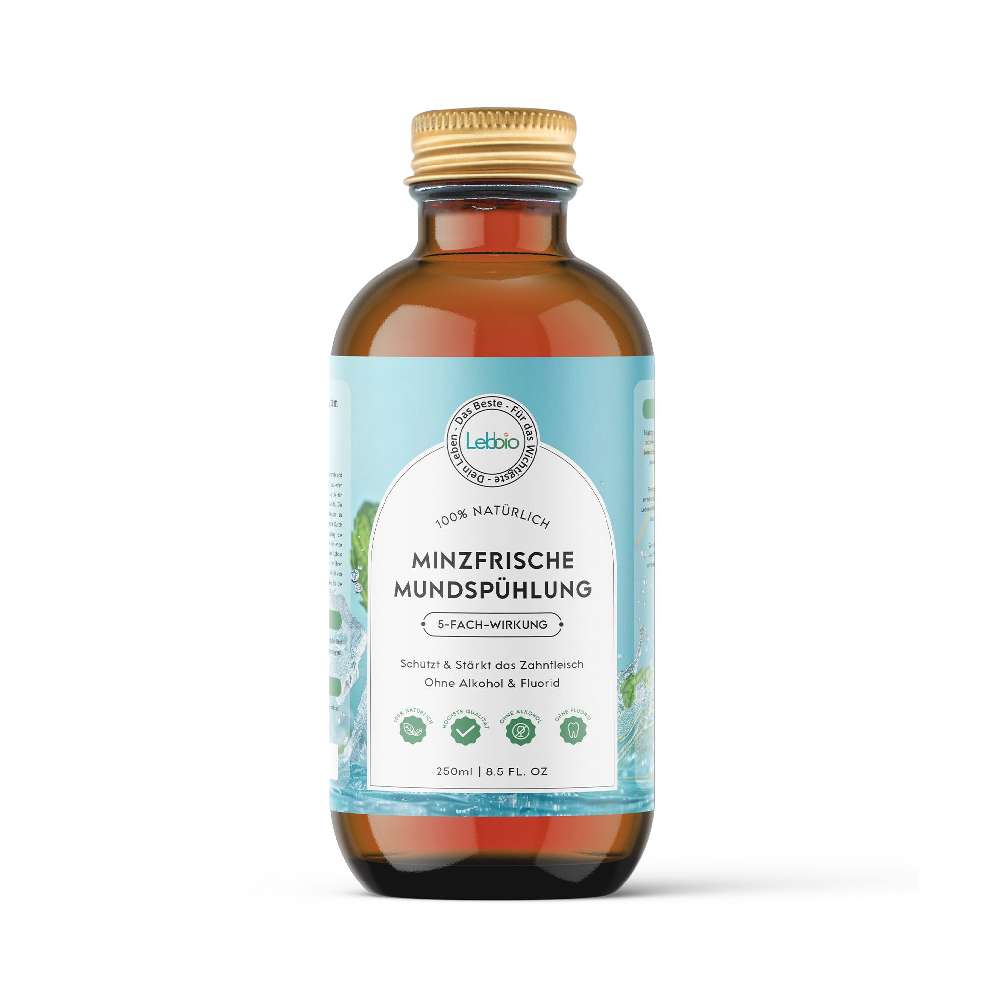 LEBBIO® Minzfrische Mundspülung