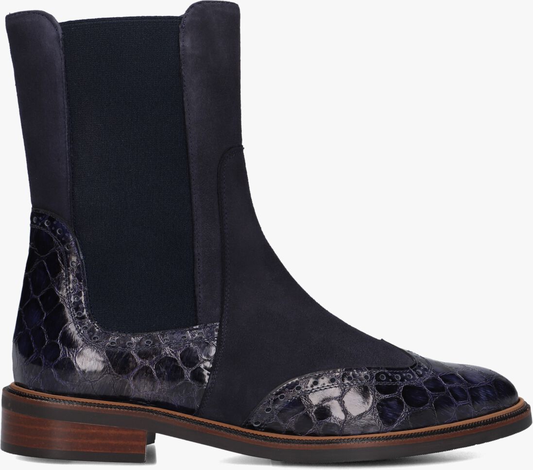 blauwe pertini chelsea boots 33063