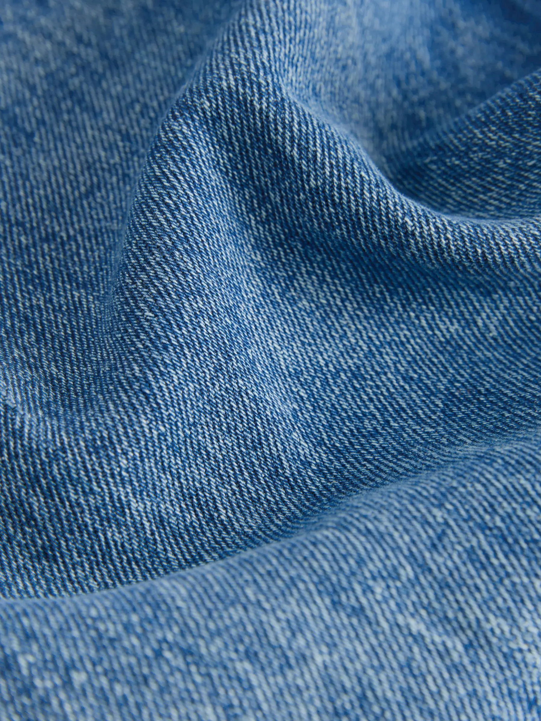Mediumblauw getint - Straight fit - Vintage wash denim jeans