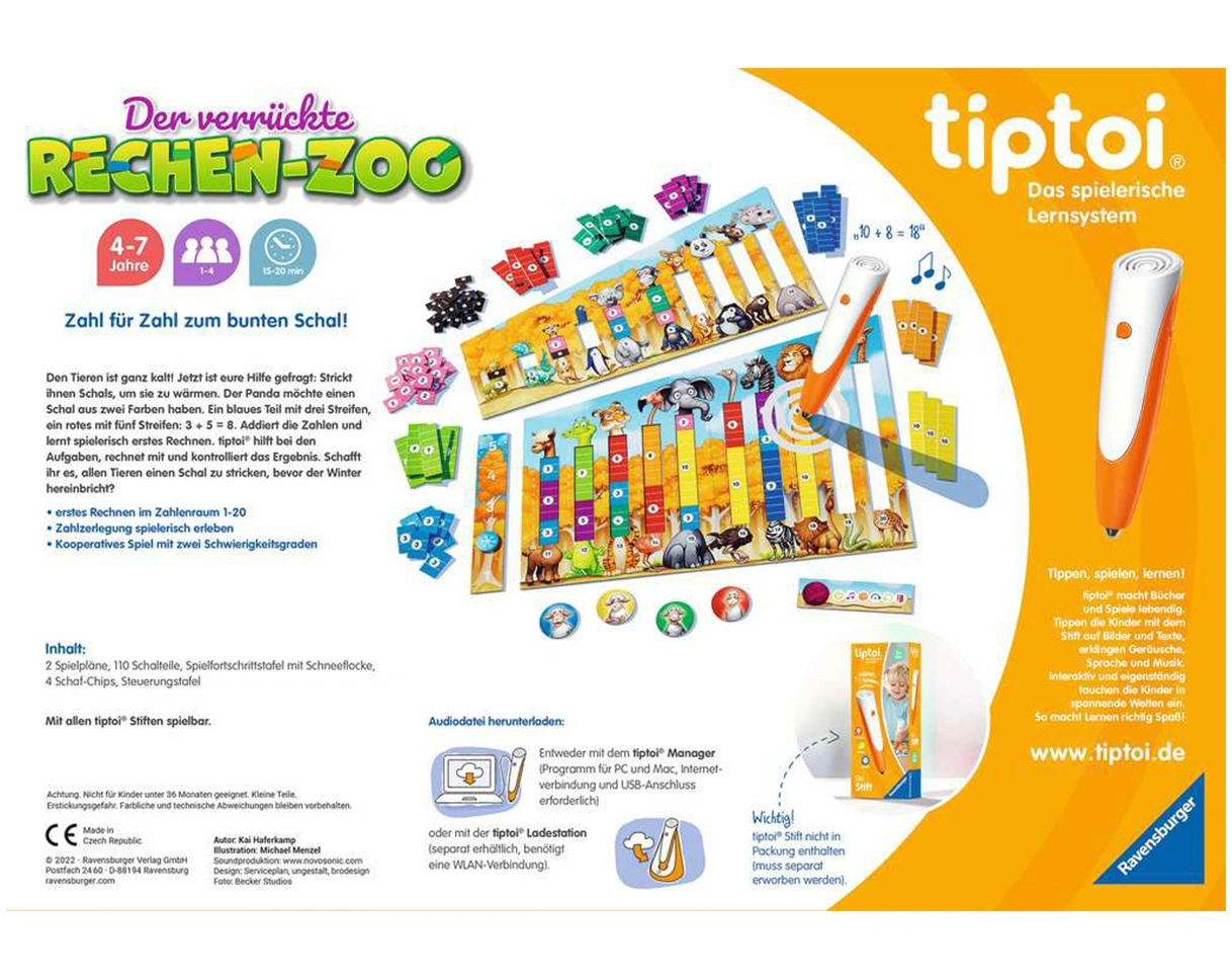 tiptoi® Der verrückte Rechen-Zoo