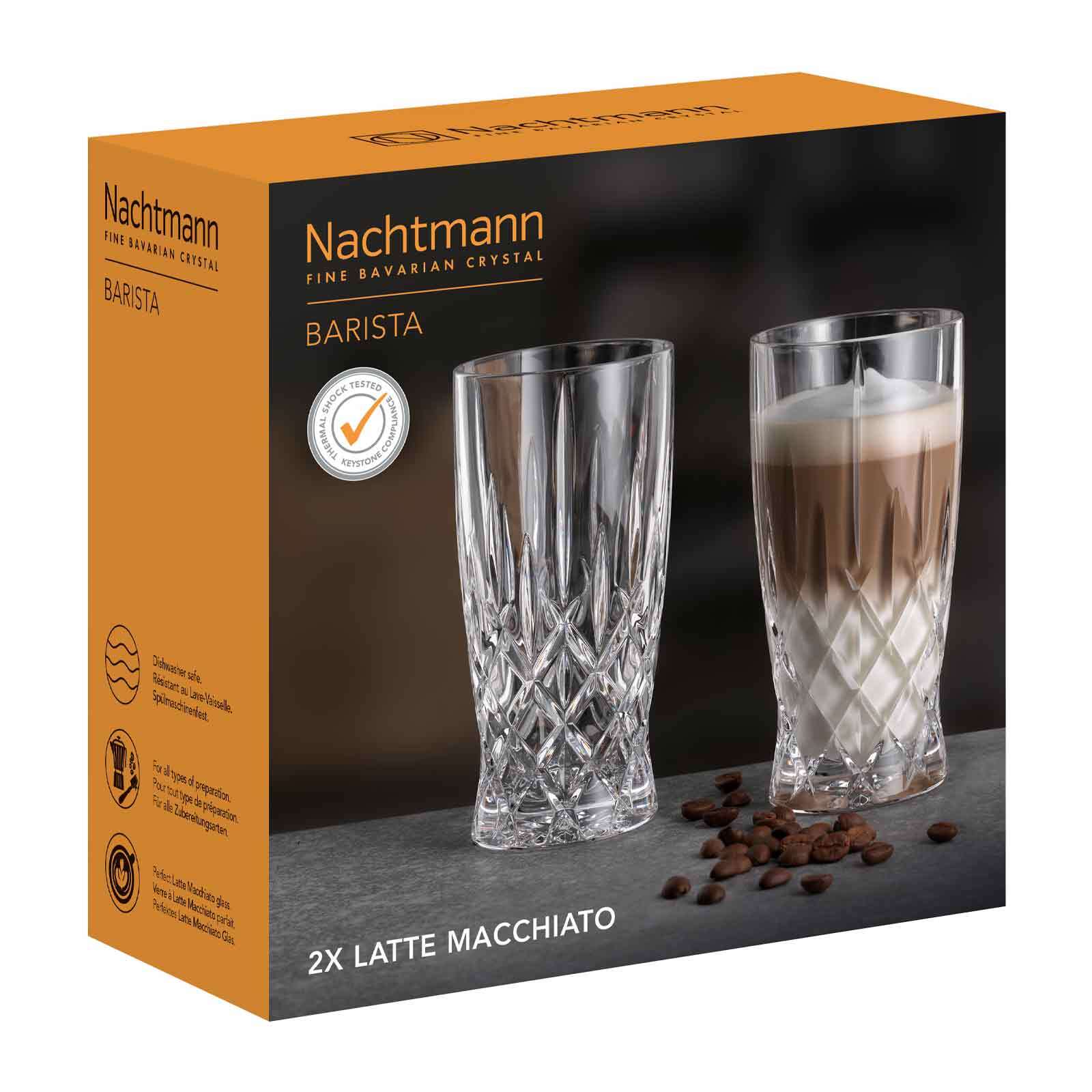 Nachtmann Latte Macchiato Gläser Noblesse Barista 350 ml 2er Set