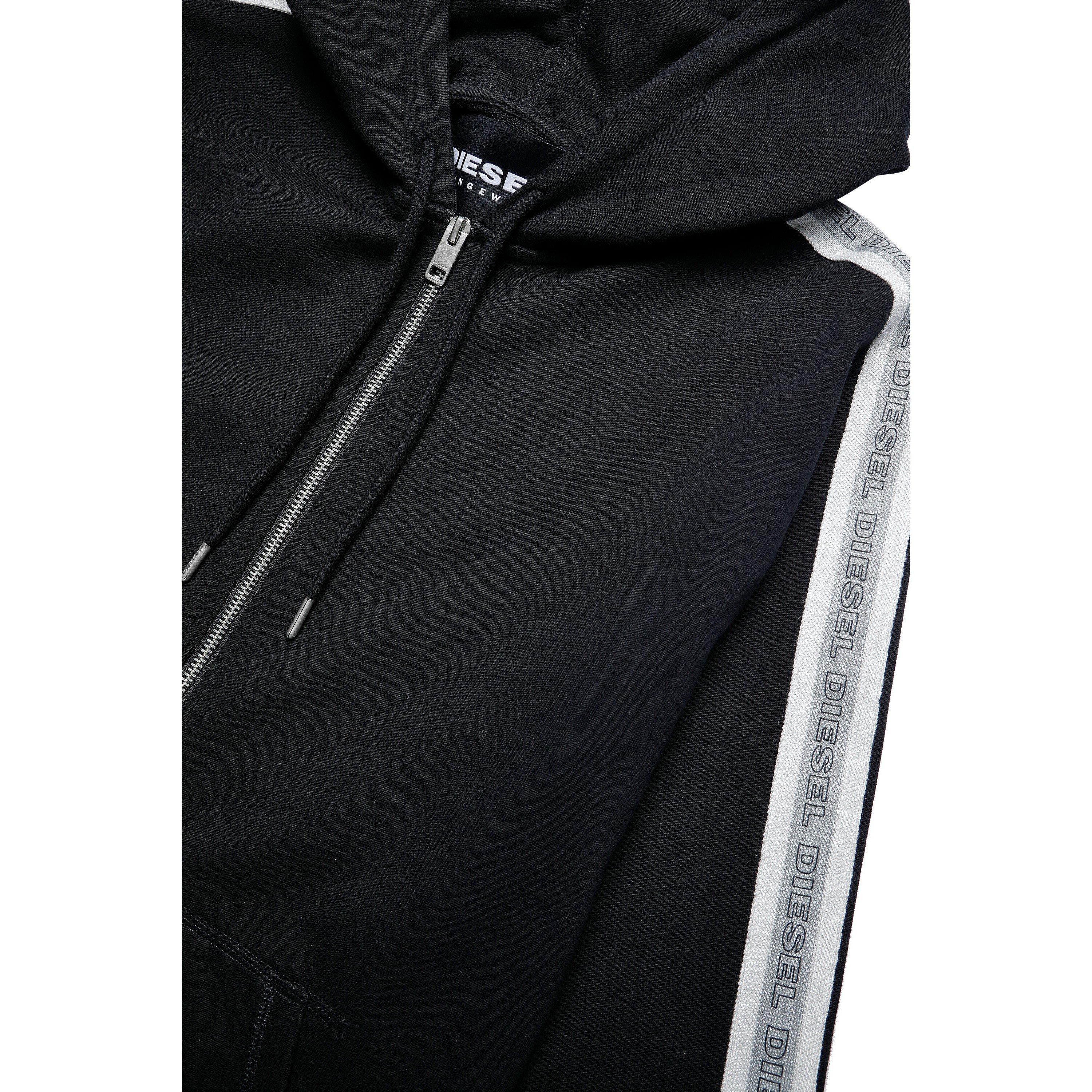 Diesel Taped Zip Through Hoodie