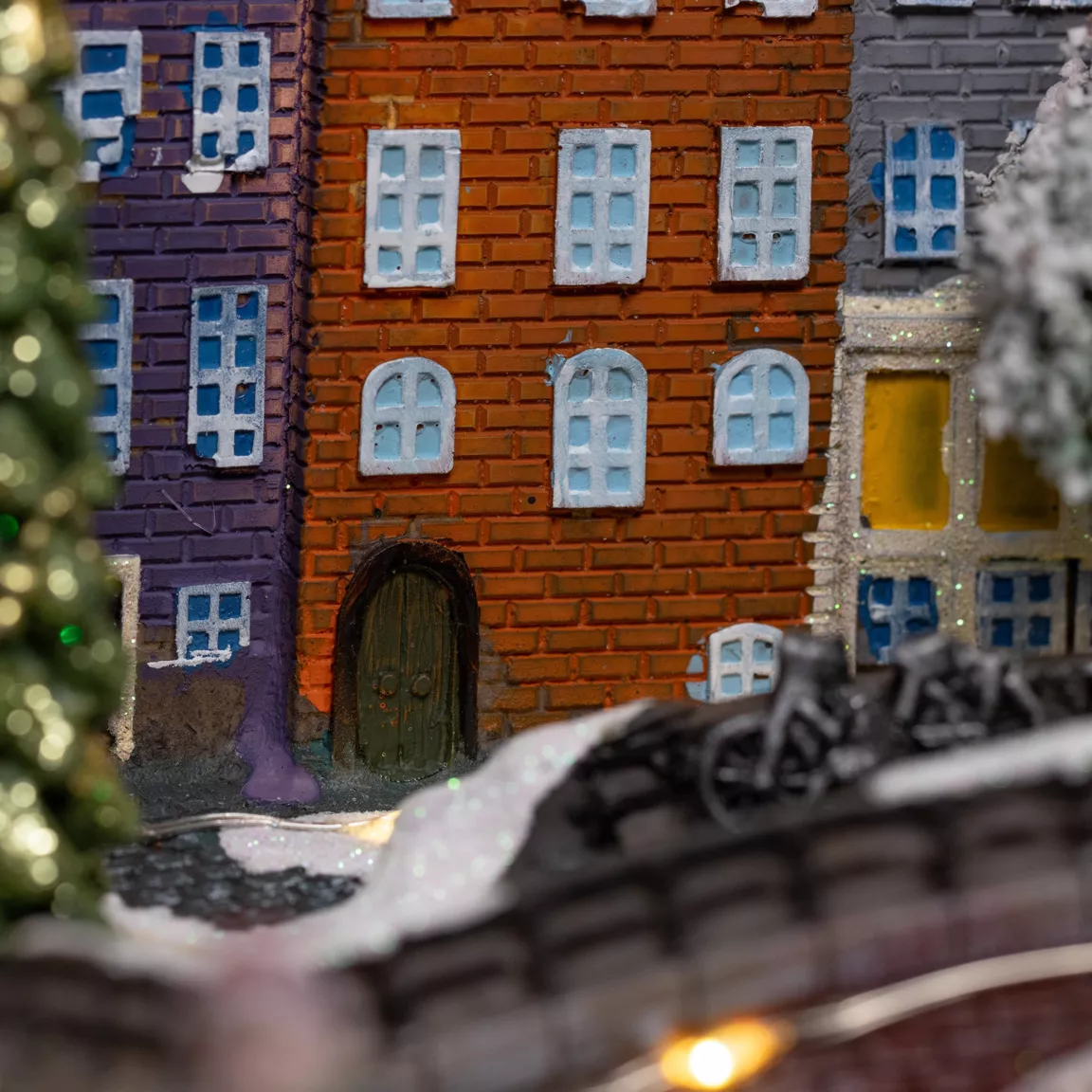 Village de Noël lumineux et musical Amsterdam