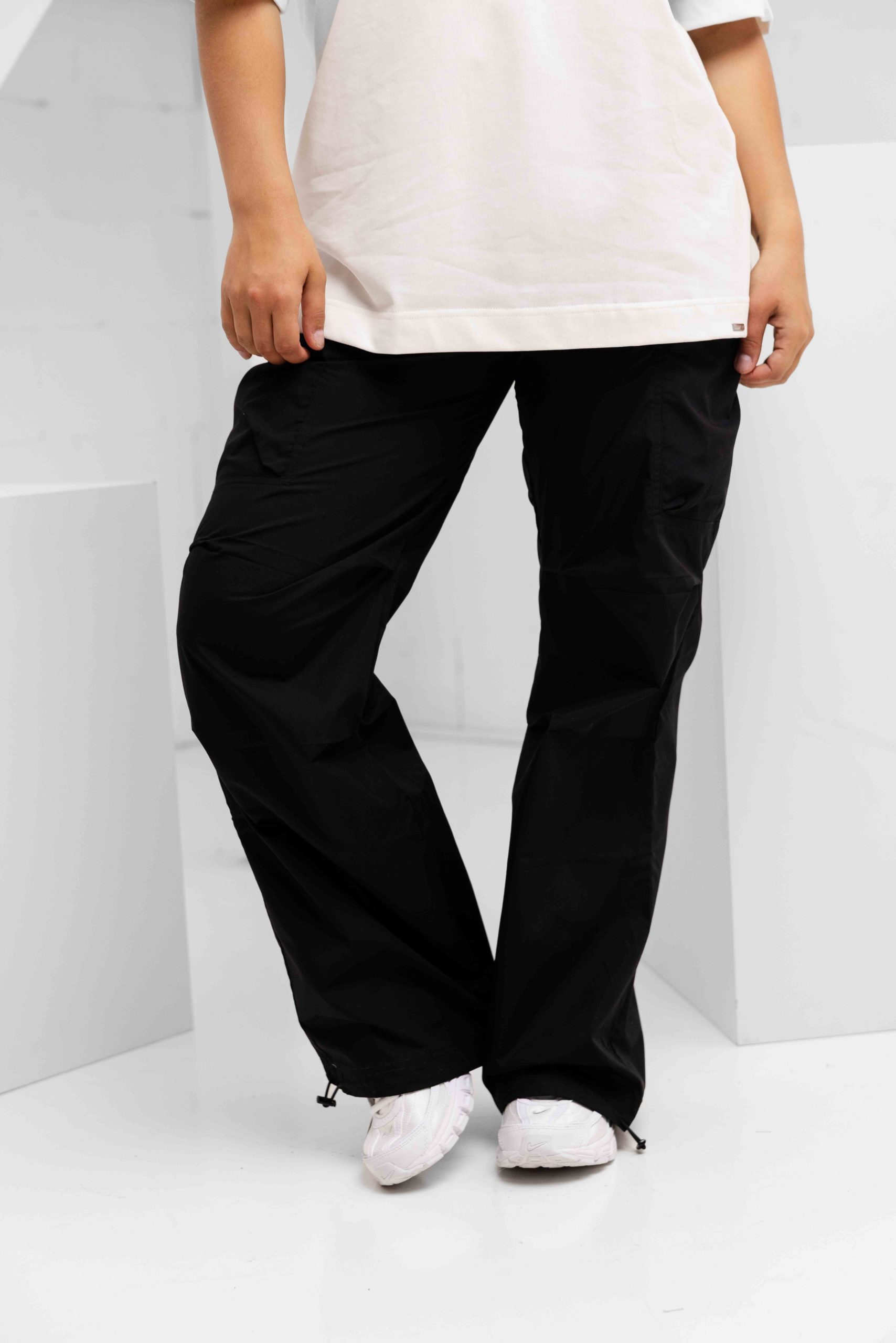 Malelions Parachute Broek Dames Zwart
