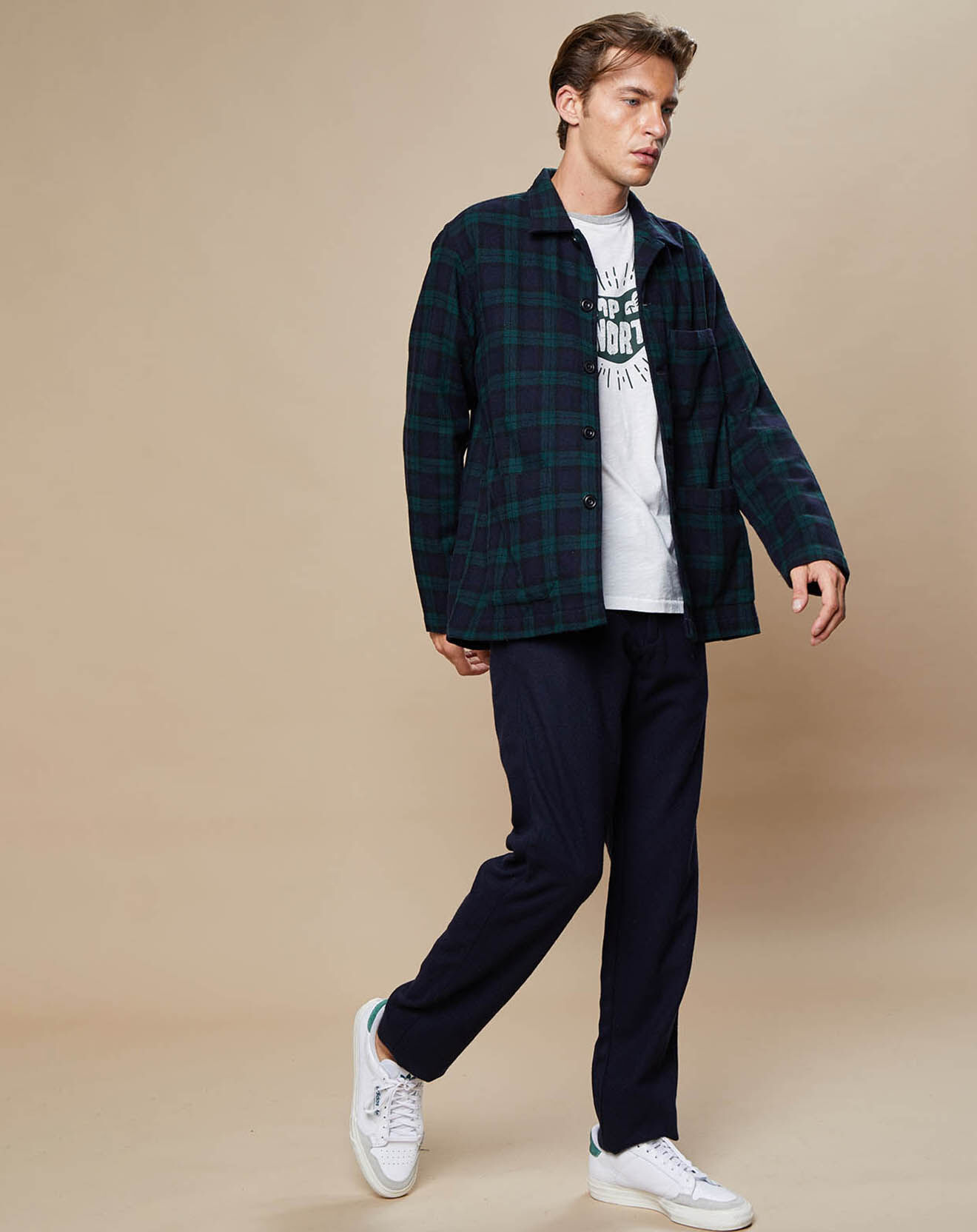 Hartford Pantalon en Laine mélangée Tanker marine
