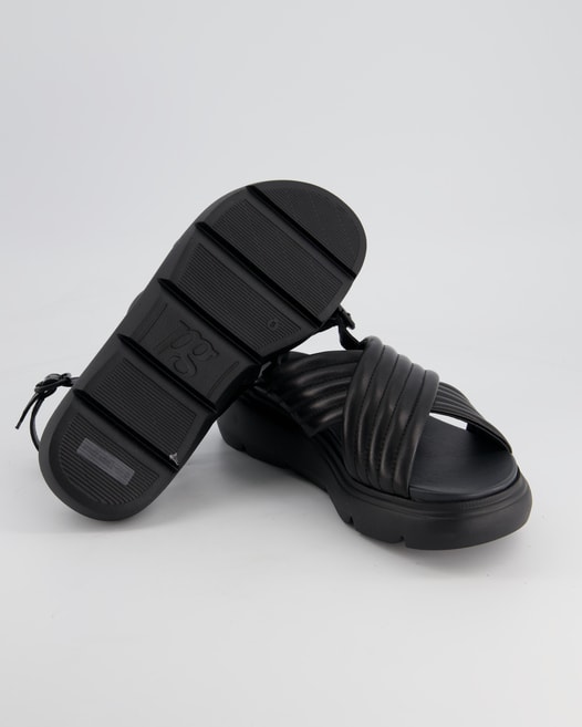 Paul Green Sandale Sandalen in Schwarz