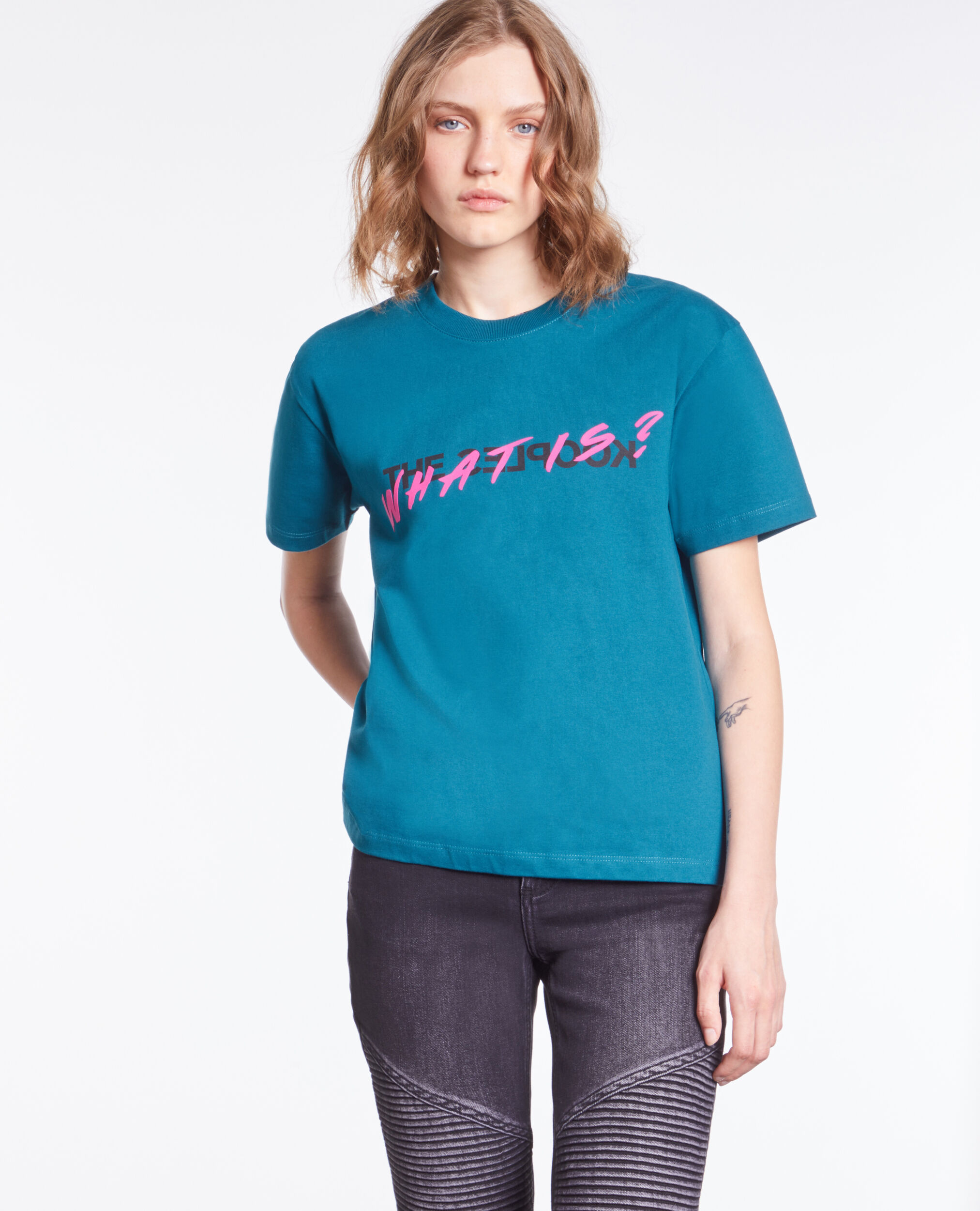 T-shirt What is bleu
